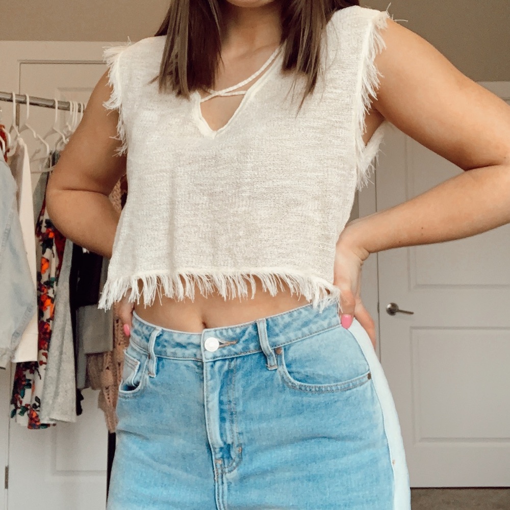 BCBG Cream Top
